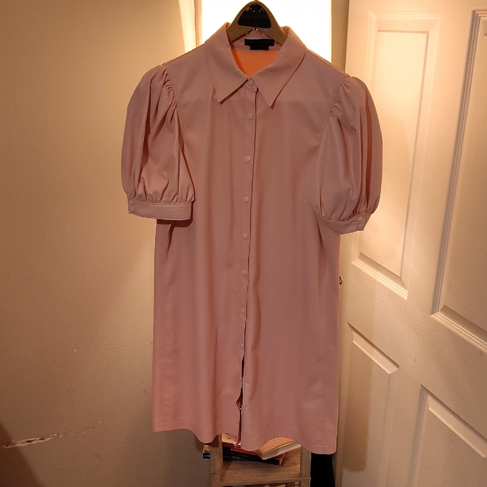 Alice + Olivia Peach Classic Blouse